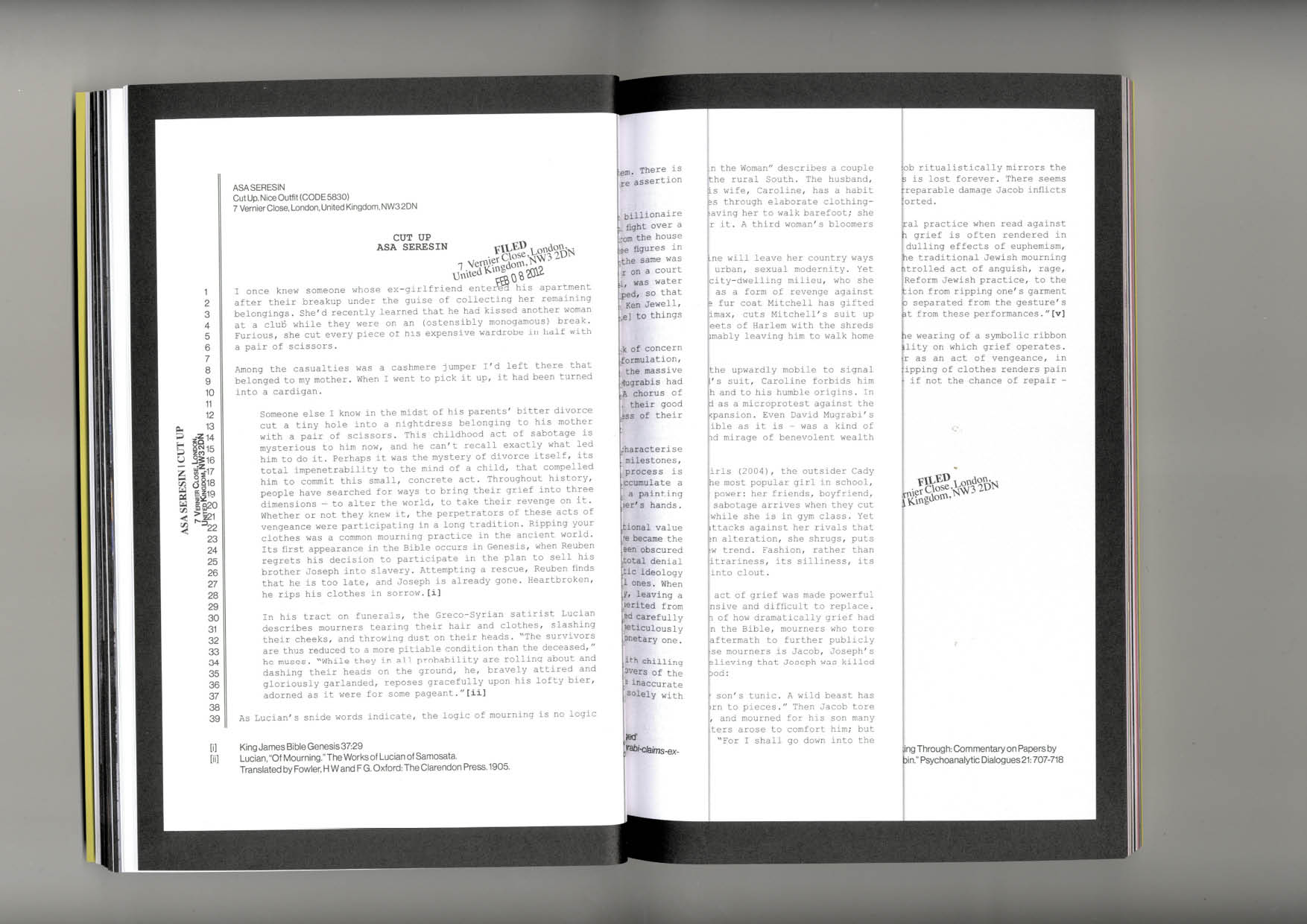 Cut Up by Asa Seresin.